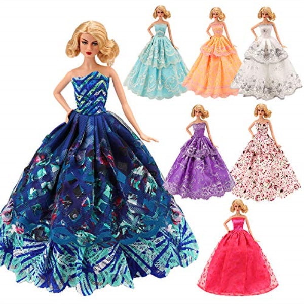 Fashion handmake Wedding Dress Fashion Clothing Gown For doll BLUS